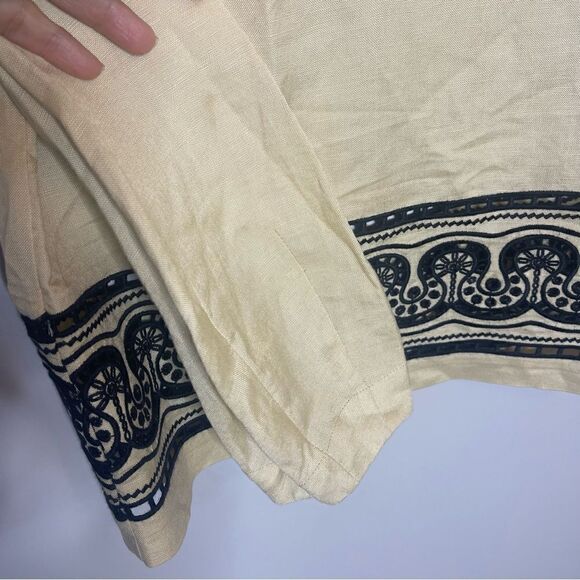 Jonathan Simkhai Abel Linen blend eyelet top NWT XS - Picture 7 of 13